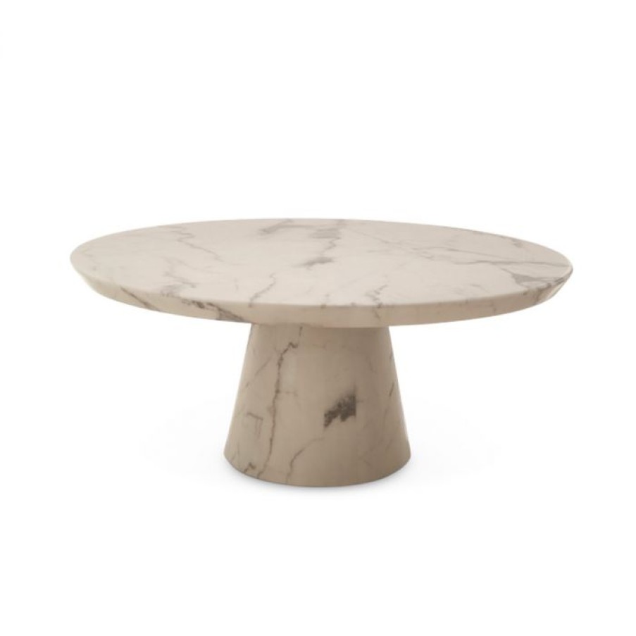 Mobilier Voltex | Coffee Table Disc Marble - Polspotten