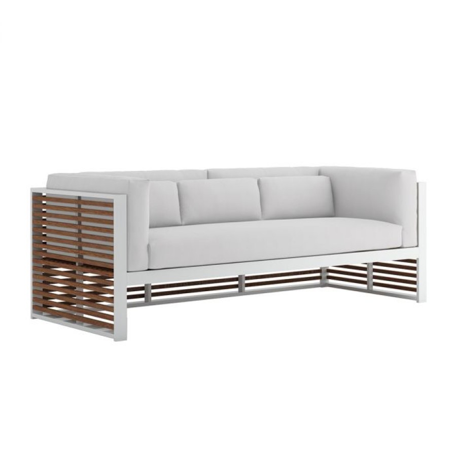 Exterieur / Outdoor Voltex | Canape 3 Places Dna Teak - Gandiablasco