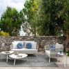 Exterieur / Outdoor Voltex | Milo Canape 2 Places - Blanc-Gris - Talenti