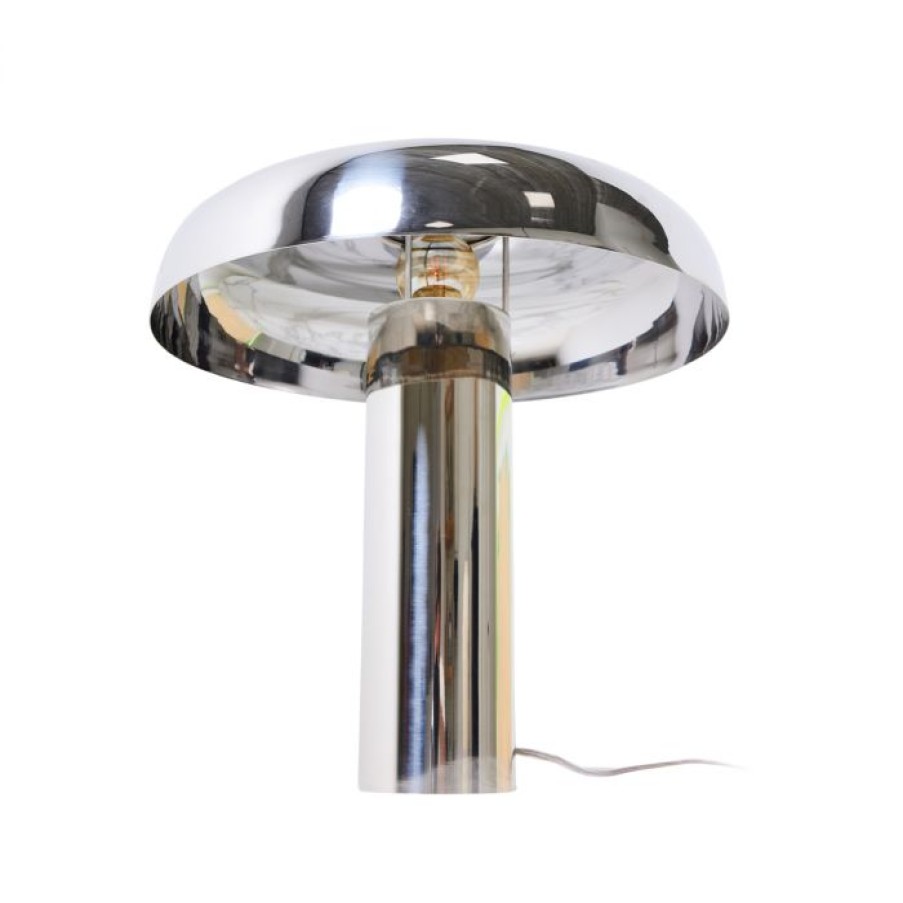 Luminaires Voltex | Mushroom Lampe De Table Chrome - Hkliving