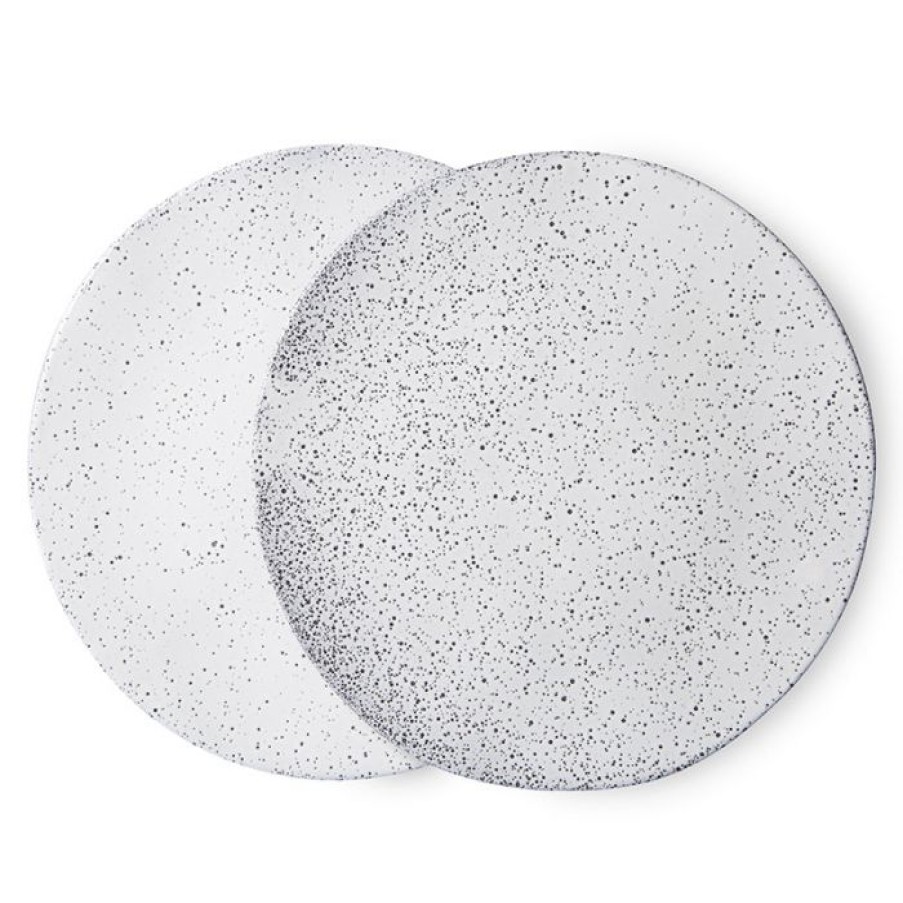 Deco Voltex | Gradient Ceramics: Dinner Plate Cream (Lot De 6) - Hkliving