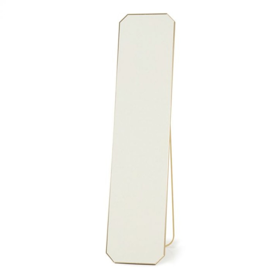 Mobilier Voltex | Standing Floor Mirror Brass - Hk Living