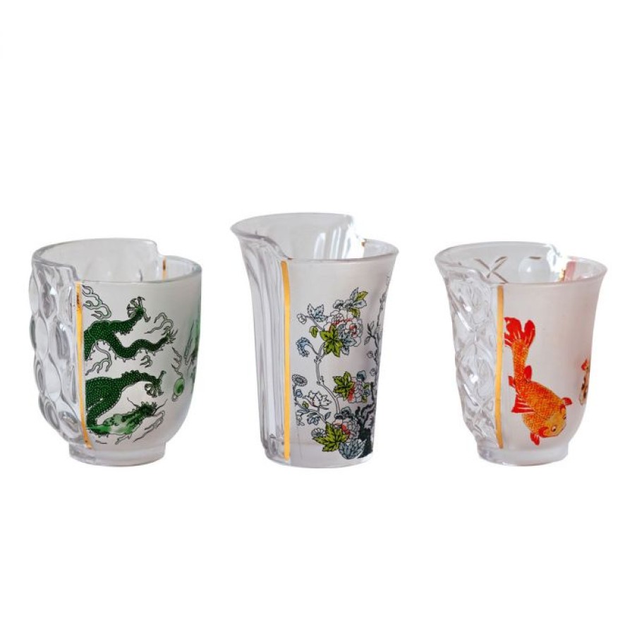 Deco Voltex | Set De 3 Verres Hybrid Aglaura - Seletti