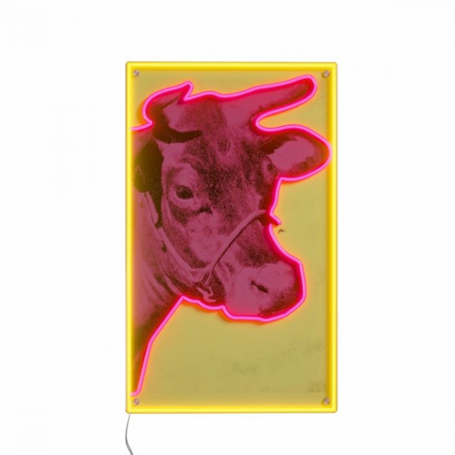 Deco Voltex | Andy Warhol - Cow - Yellowpop