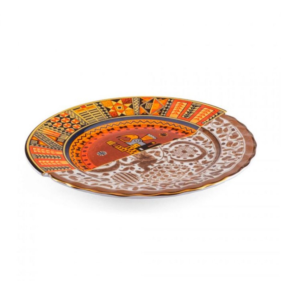 Deco Voltex | Assiette Plate Hybride Mitla - Lot De 4 - Seletti