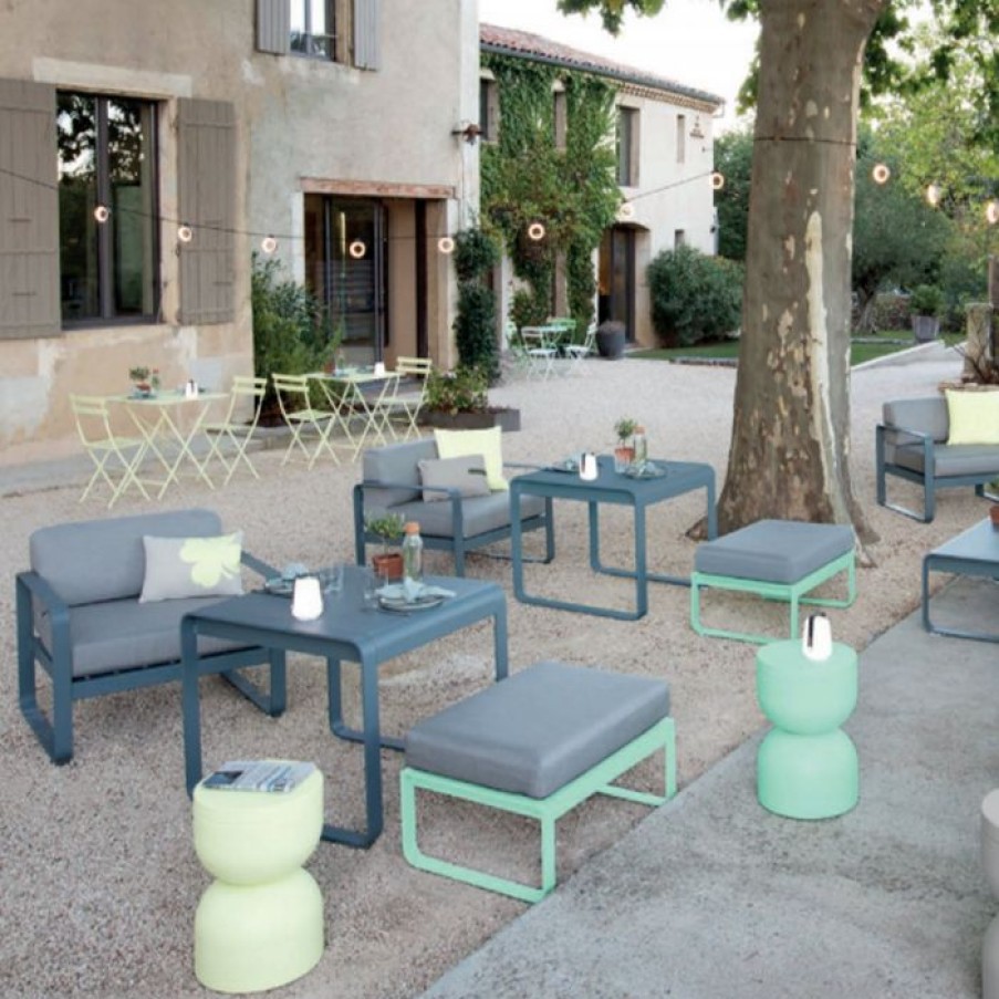 Exterieur / Outdoor Voltex | Banquette Bellevie - Gris Graphite - Fermob