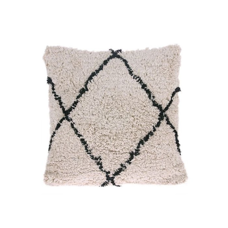 Mobilier Voltex | Cotton Diamond Cushion (Lot De 2) - Hk Living