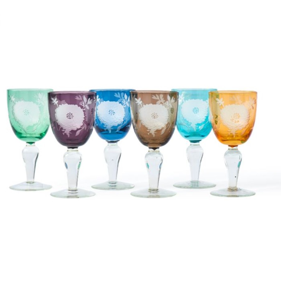 Deco Voltex | Peony Wine Glasses - Polspotten