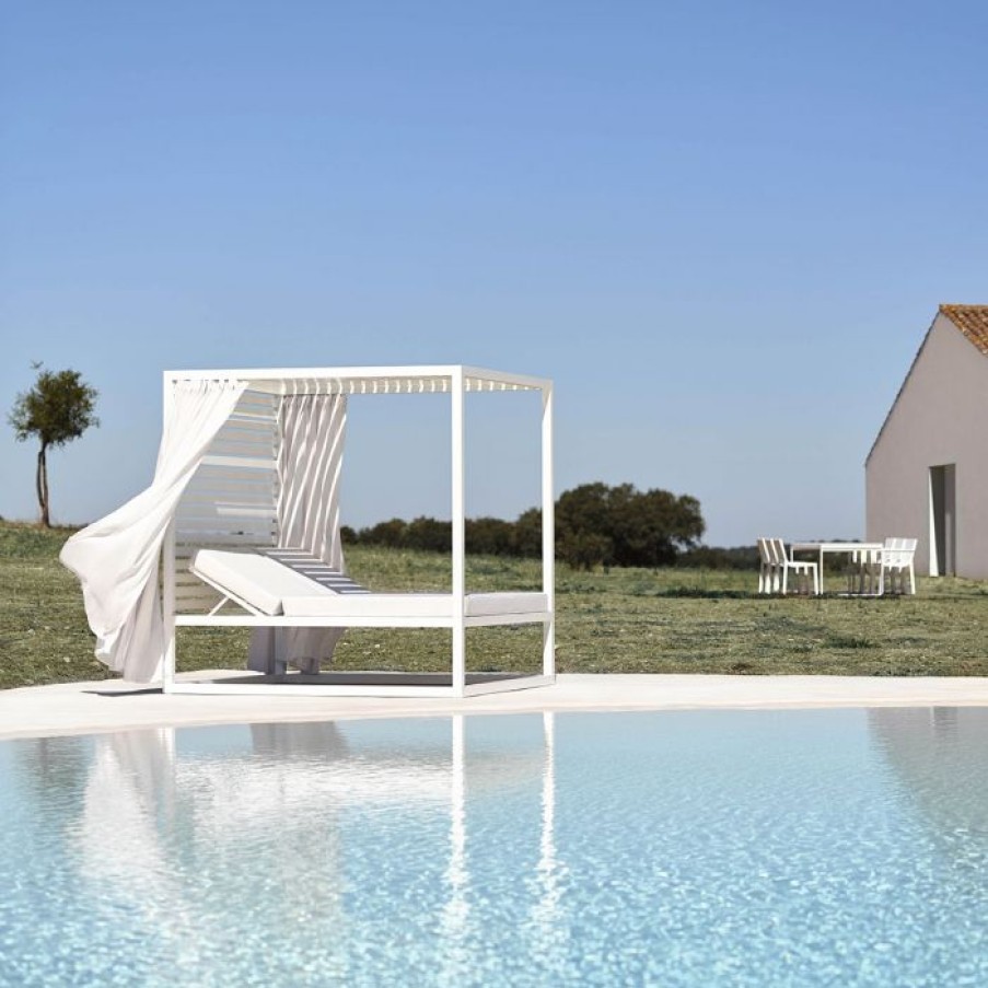 Exterieur / Outdoor Voltex | Daybed Toit En Toile Fixe - Gandiablasco