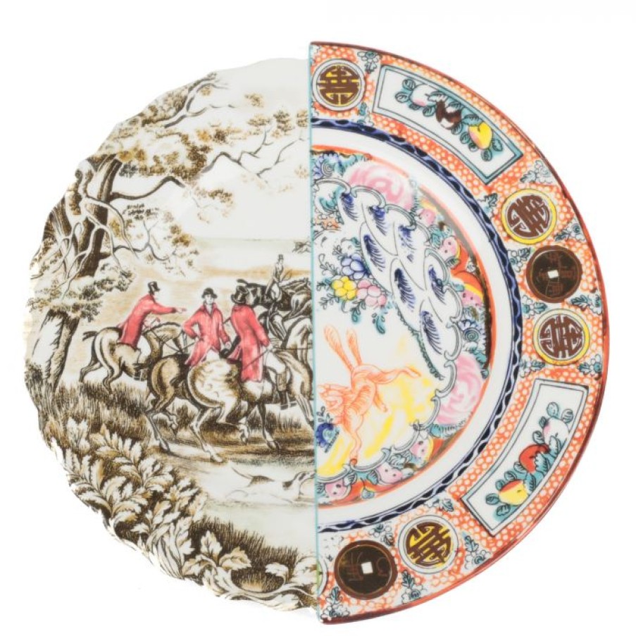 Deco Voltex | Hybrid Eusafia Assiette Plate (Lot De 4) - Seletti