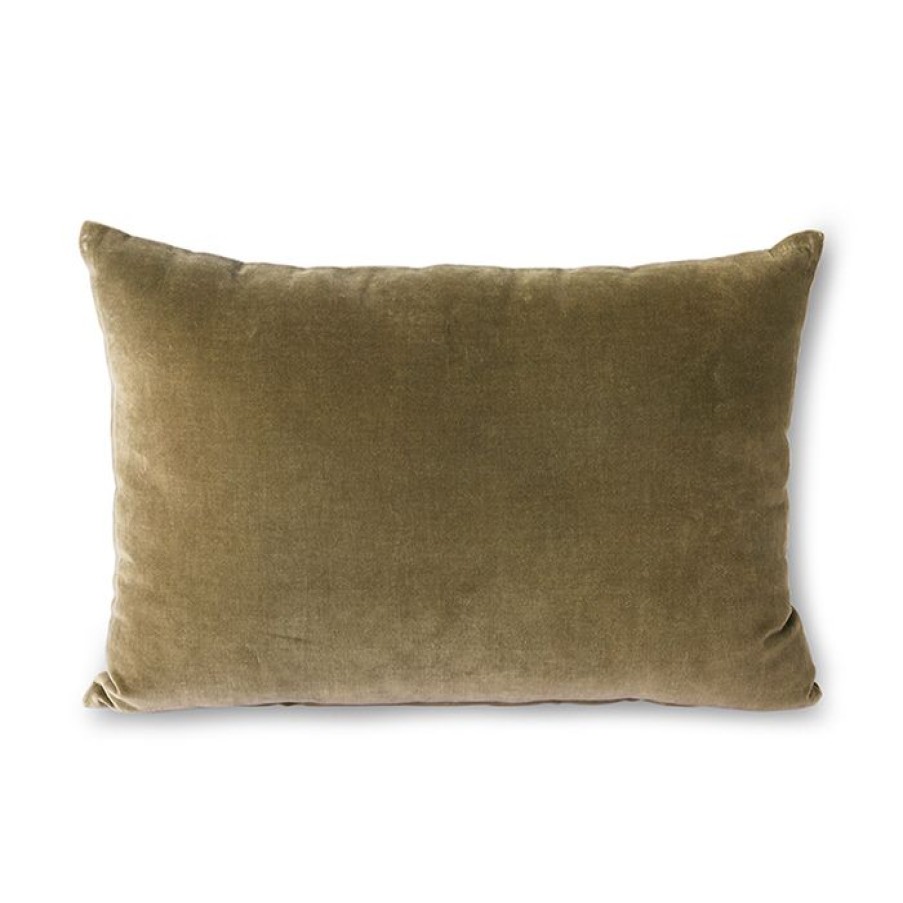 Mobilier Voltex | Coussin Velours Army - Lot De 4 - Hkliving