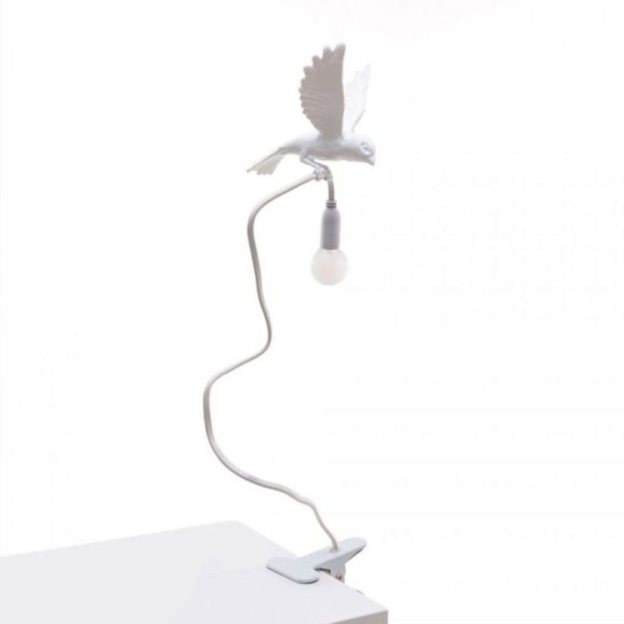 Luminaires Voltex | Sparrow Lamp With Clamp - Landing - Seletti