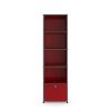 Mobilier Voltex | Bibliotheque 5 Modules 1 Porte - Usm