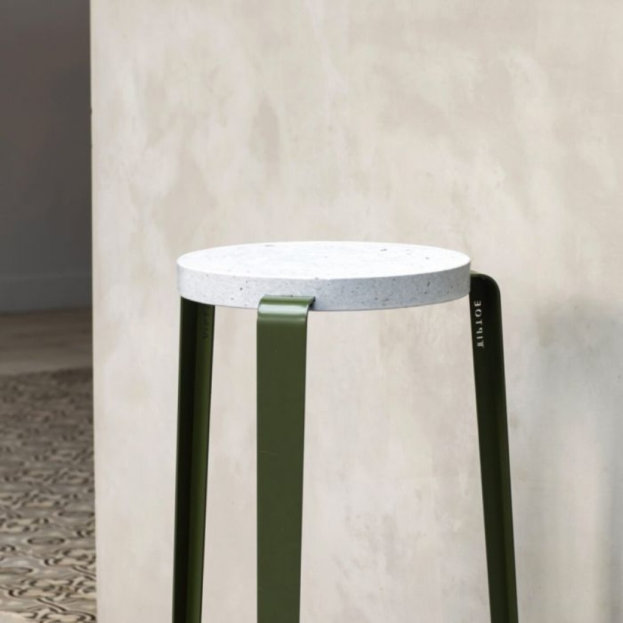 Mobilier Voltex | Tabouret Mi Lou En Plastique Recycle - Tiptoe