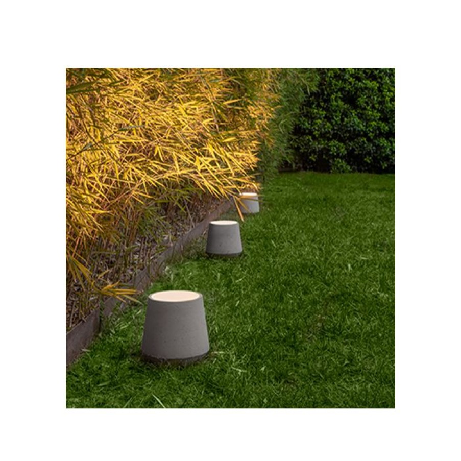 Exterieur / Outdoor Voltex | Concreta Terra Lampe A Poser - Antonangeli