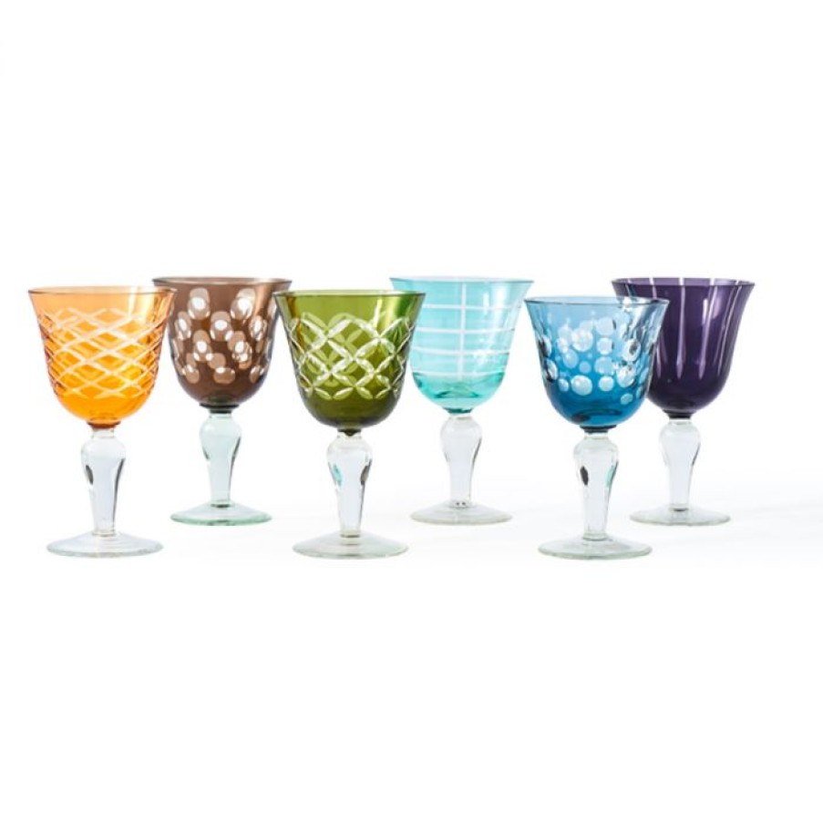 Deco Voltex | Cuttings Wine Glasses - Lot De 6 - Polspotten