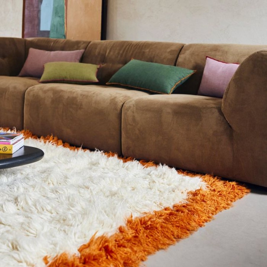 Deco Voltex | Fluffy Square Rug Retro Summers - Hkliving