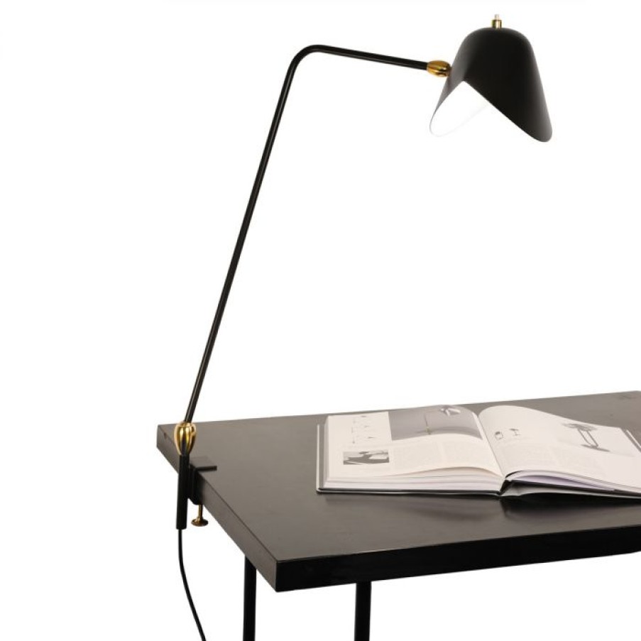 Luminaires Voltex | Lampe Agrafee Double Rotule - Serge Mouille