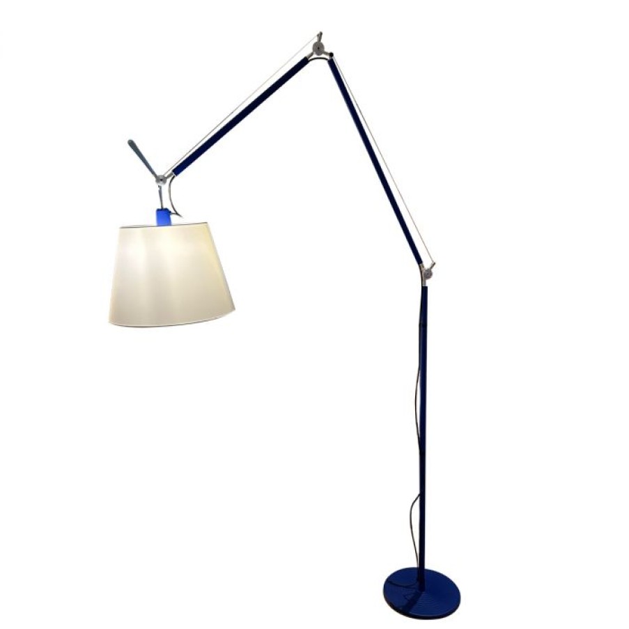 Luminaires Voltex | Tolomeo Mega Bleu Voltex - Lampadaire - Artemide