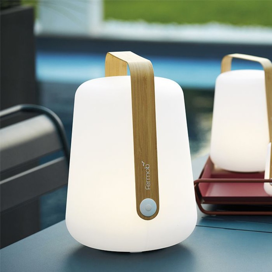 Exterieur / Outdoor Voltex | Balad Lampe H38 Cm - Bambou - Fermob