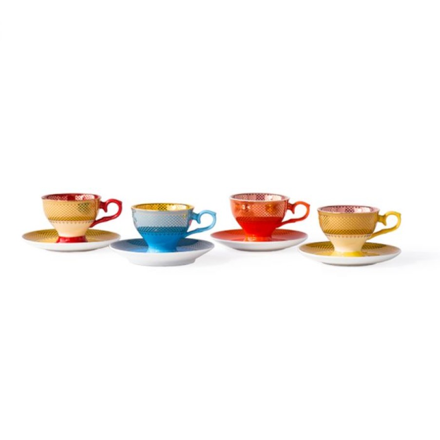 Deco Voltex | Grandma Espresso Cups - Lot De 4 - Tasses - Polspotten