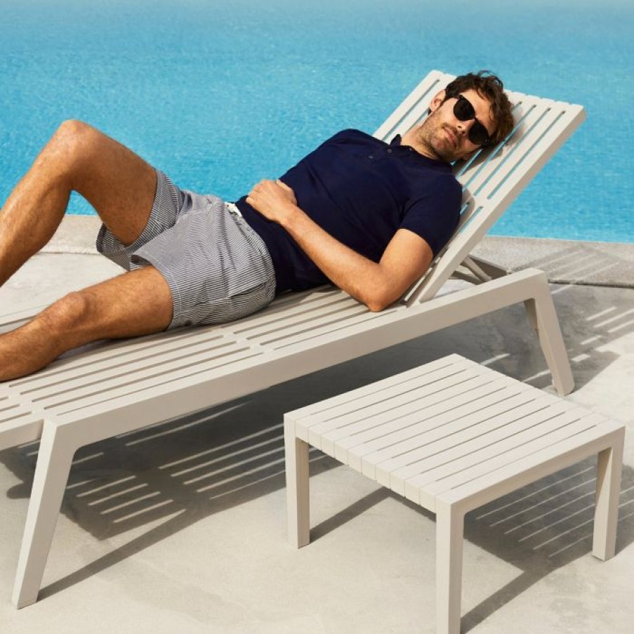 Exterieur / Outdoor Voltex | Spritz Sun Lounger Table - Vondom