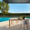 Exterieur / Outdoor Voltex | Cleosoft/ Wood Table A Manger 220X100 - Talenti