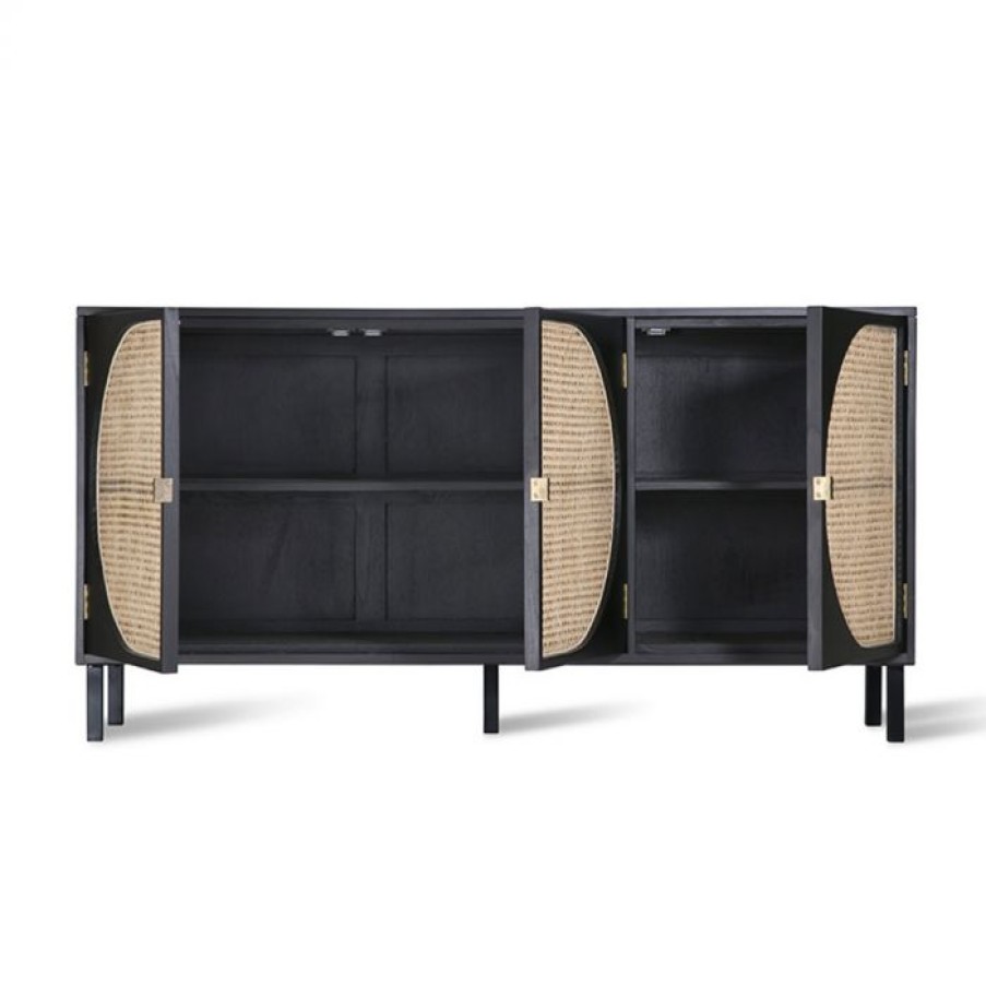 Mobilier Voltex | Webbing Dressoir - Hk Living Noir