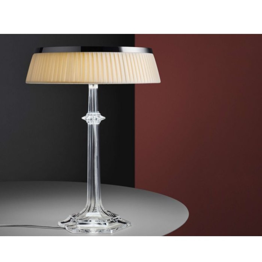 Luminaires Voltex | Bon Jour Versailles (Grand Modele) - Flos Tissu Plisse Ivoire