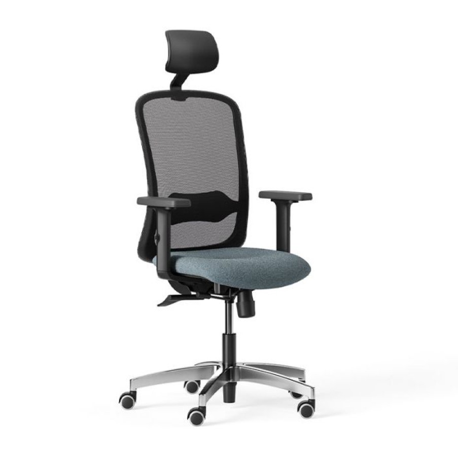 Mobilier Voltex | Takk Black Fauteuil De Bureau - Avec Appuie-Tete - Emmegi