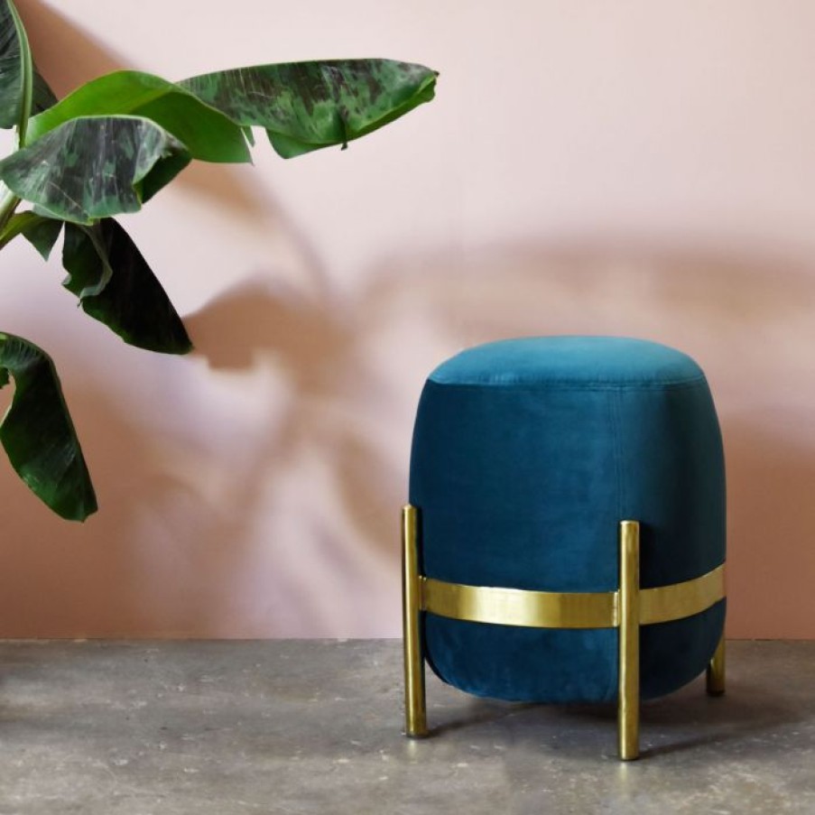 Mobilier Voltex | Vega - Pouf En Velour - Eno Studio