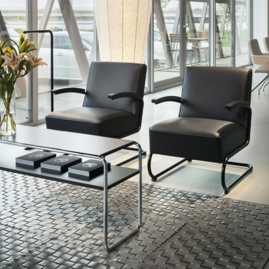 Mobilier Voltex | S 411 Fauteuil + Ottoman - Thonet