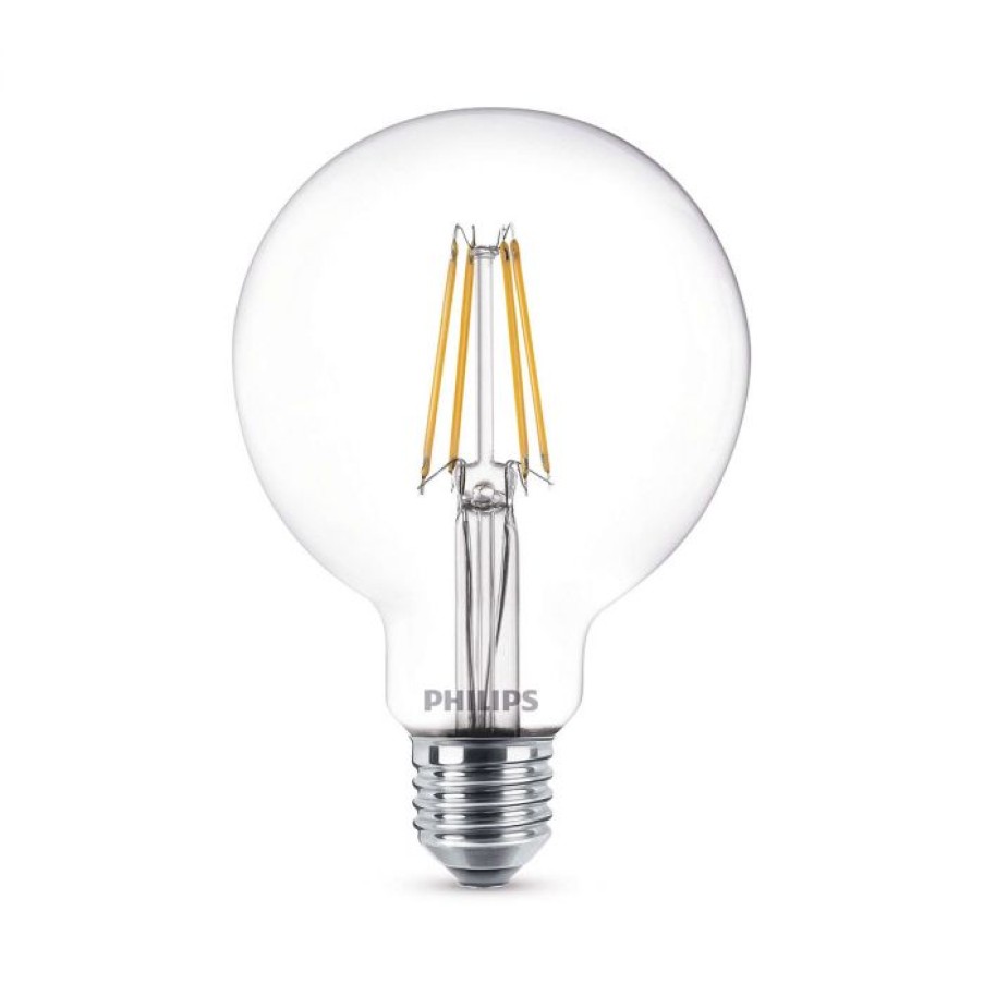 Luminaires Voltex | Led Ampoule Globe A Filament 6W E27 - Philips