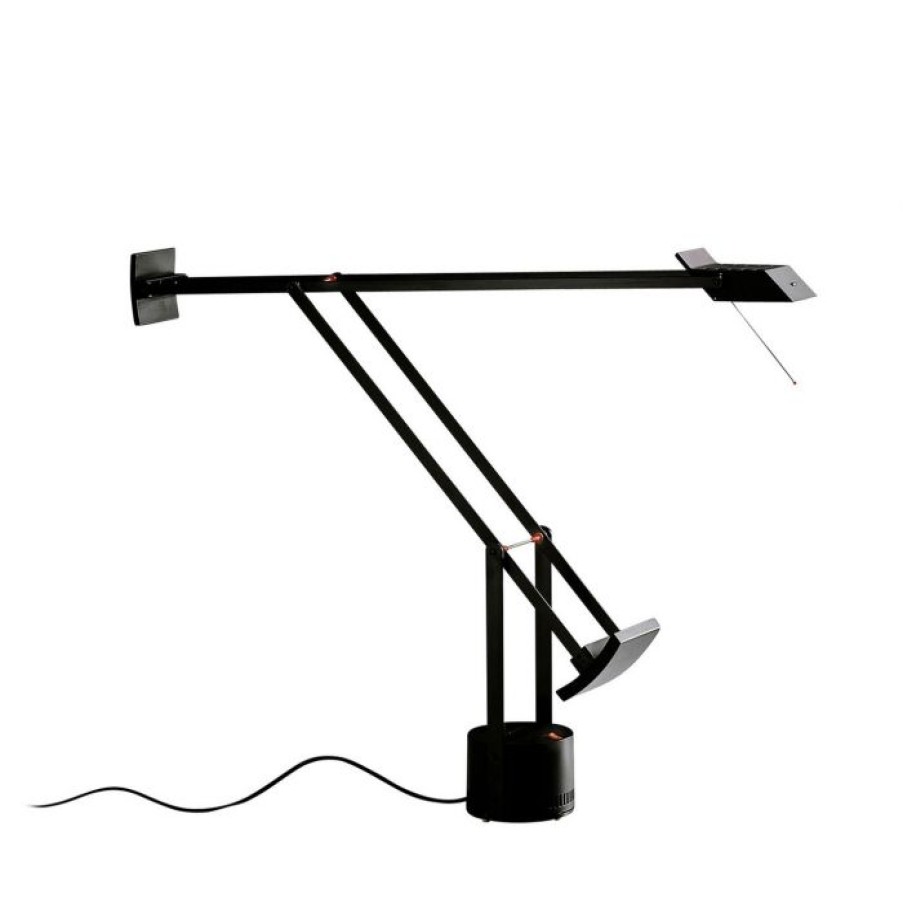 Luminaires Voltex | Tizio 35 Noir Lampe De Bureaux - Artemide