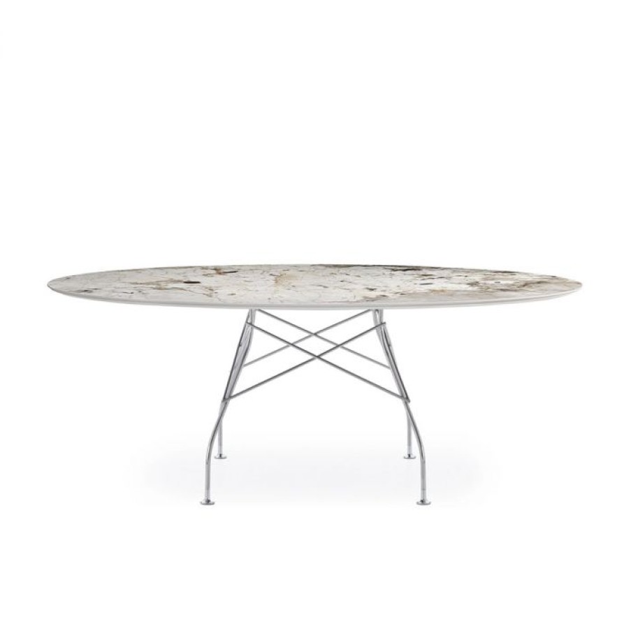 Mobilier Voltex | Glossy Marble Ovale - Kartell